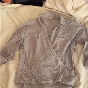 LUCKY BRAND cotton collared shirt
